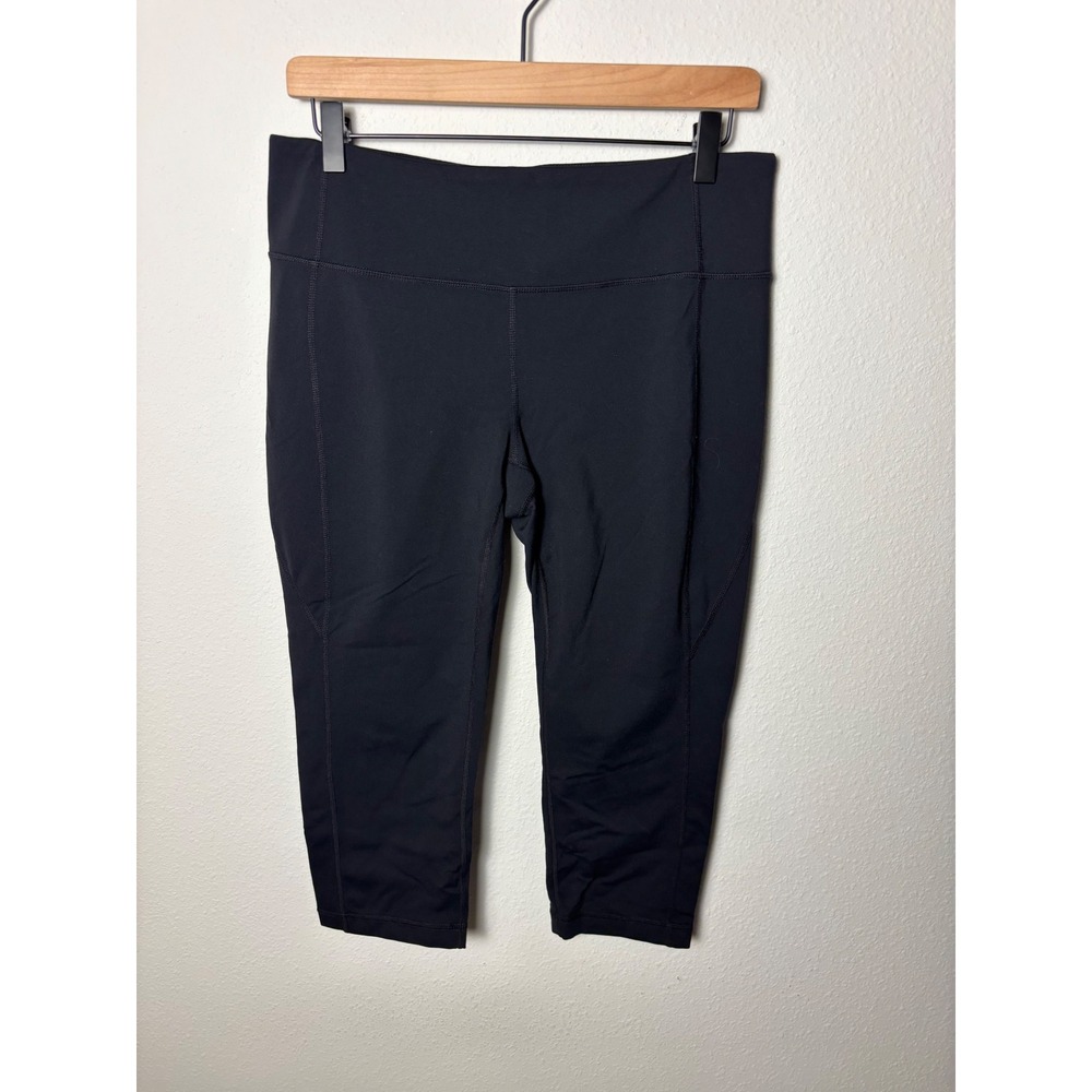 Athleta Revelation Capri Legging XL Black Activewear Yoga Pants 21 Inseam